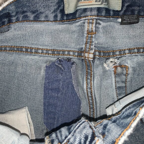 Urban Pipeline Jeans Mens 32x30 Battered Damaged Broken In Denim Jeans *READ* No - Picture 6 of 7